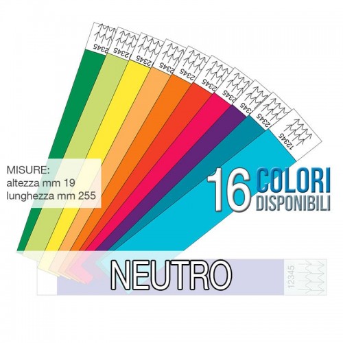 Braccialetto Tyvek art. 2004 - Neutro