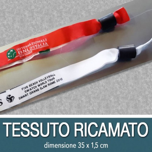Braccialetti in Tessuto Ricamato art. 2005 CR