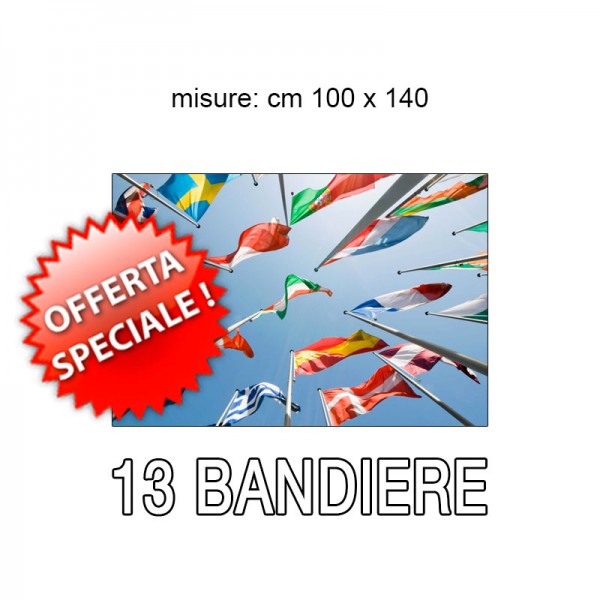 Bandiere Poliestere Setificato 100%